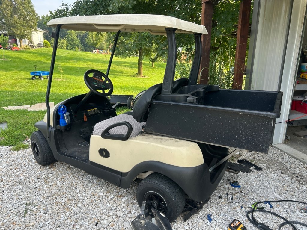 How We Built a Custom Utility Bed on Our Club Car Golf Cart (No Kit Needed)