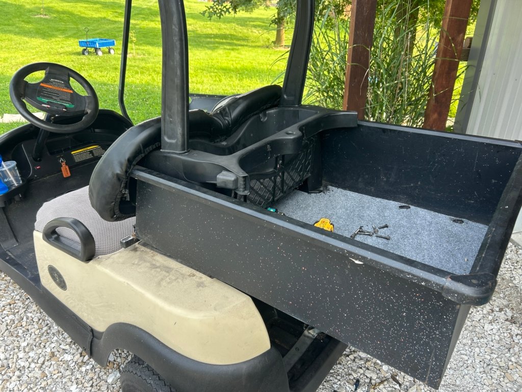 How We Built a Custom Utility Bed on Our Club Car Golf Cart (No Kit Needed)