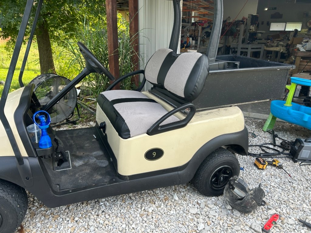 How We Built a Custom Utility Bed on Our Club Car Golf Cart (No Kit Needed)