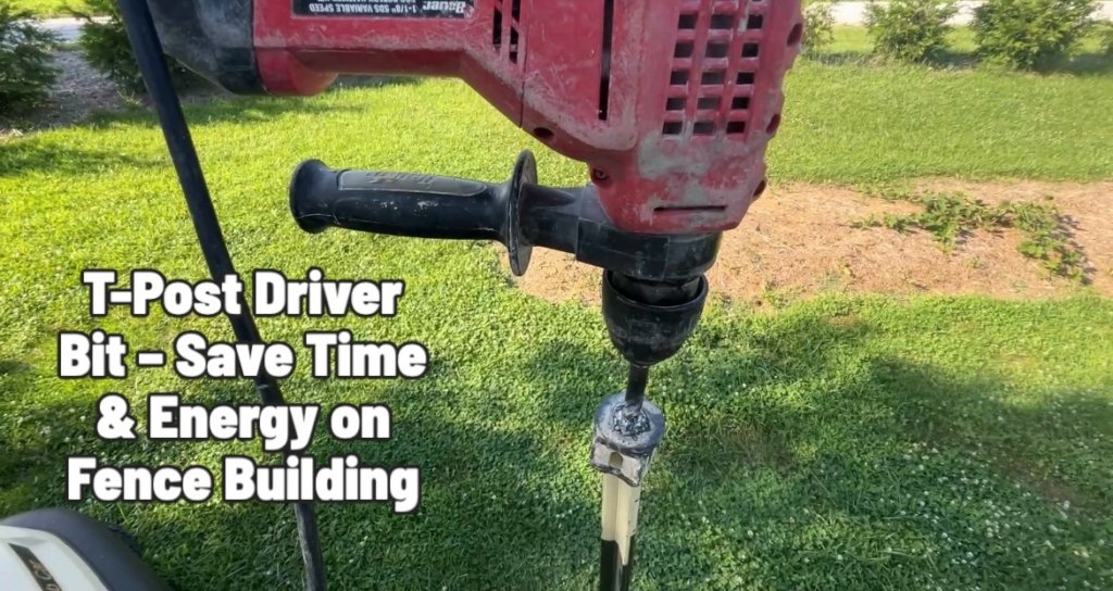 T-Post Driver Bit – Save Time &amp; Energy on Fence Building