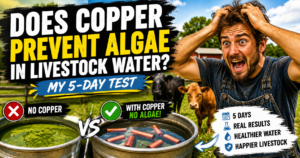 Does Copper Prevent Algae in Livestock Water? My 5-Day Test